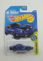 2016 Hot Wheels Need For Speed Nissan Fairlady Z ✰Blue✰ Speed Graphics - £4.49 GBP