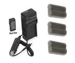 3X Batteries + Charger for Canon BP-508 BP-511 BP-512 BP-514 for EOS D30 D60 20D - £33.93 GBP