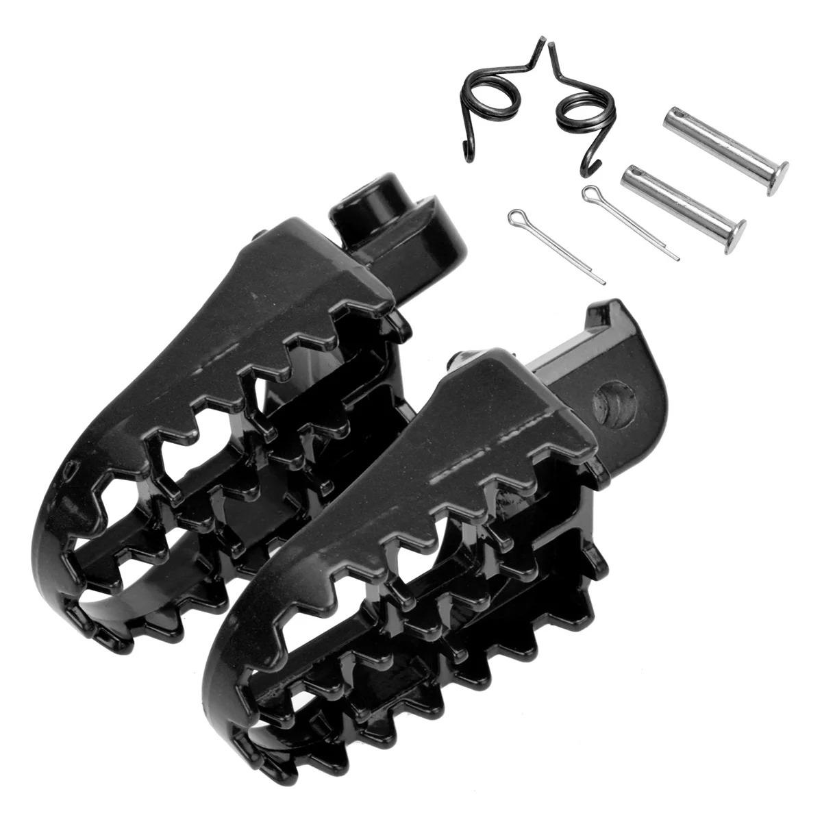 Pair metal motorcycle footrest pegs pedal motorcycle folding peg motorcycle accessories thumb200