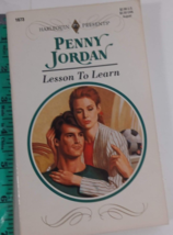 lesson to learn by penny jordan harlequin novel fiction paperback good - £4.82 GBP