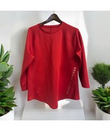 Under Armour Coldgear Mock Fitted Shirt Womens XL Red  Long Sleeve Cold ... - $31.82 CAD