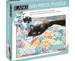 Lang Companies Grandma&#39;s Quilt 500 Piece Jigsaw Puzzle by Susan Bourdet - $19.79