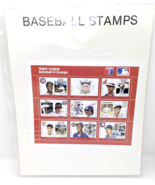 Major League Baseball Banks, Franco, Morris +6 More Grenada 30c Stamp Sheet - $10.88