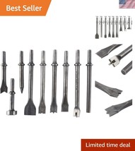Precision Pneumatic Chisel Set: 9 Essential Bits for Concrete &amp; Masonry ... - $728.59 MXN