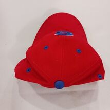 MLB Chicago Cubs Men's Back Strap Red Cotton Baseball Cap Hat image 2