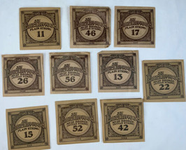 Lot 10 Ernie Ball Earthwood Guitar Strings 80/20 Bronze 26 46 56 Plain 13 17 - £19.65 GBP