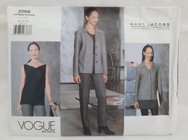Vogue Marc Jacobs Pattern 2068 ~ Misses Jacket - Top - Skirt - Pants Siz... - $20.74