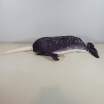 Folkmanis Narwhal Hand Puppet 28&quot; including Horn Childrens Puppet Unicorn of Sea - $32.89