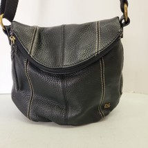 The Sak Shoulder Bag Pebbled Leather Slouchy Flap 10x10x3 - £26.99 GBP