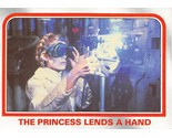 1980 Topps Star Wars ESB #64 The Princess Lends A Hand Princess Leia Organa - $0.89