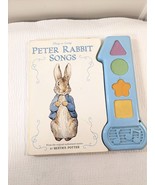 Peter Rabbit Songs Sound board Book Play-a-song shapes Beatirx Potter ba... - $19.00