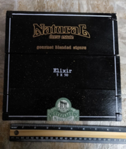 Natural drew estate Gourmet Blended Elixir 5x50 Wooden Cigar Box 7 1/2x7... - $11.78