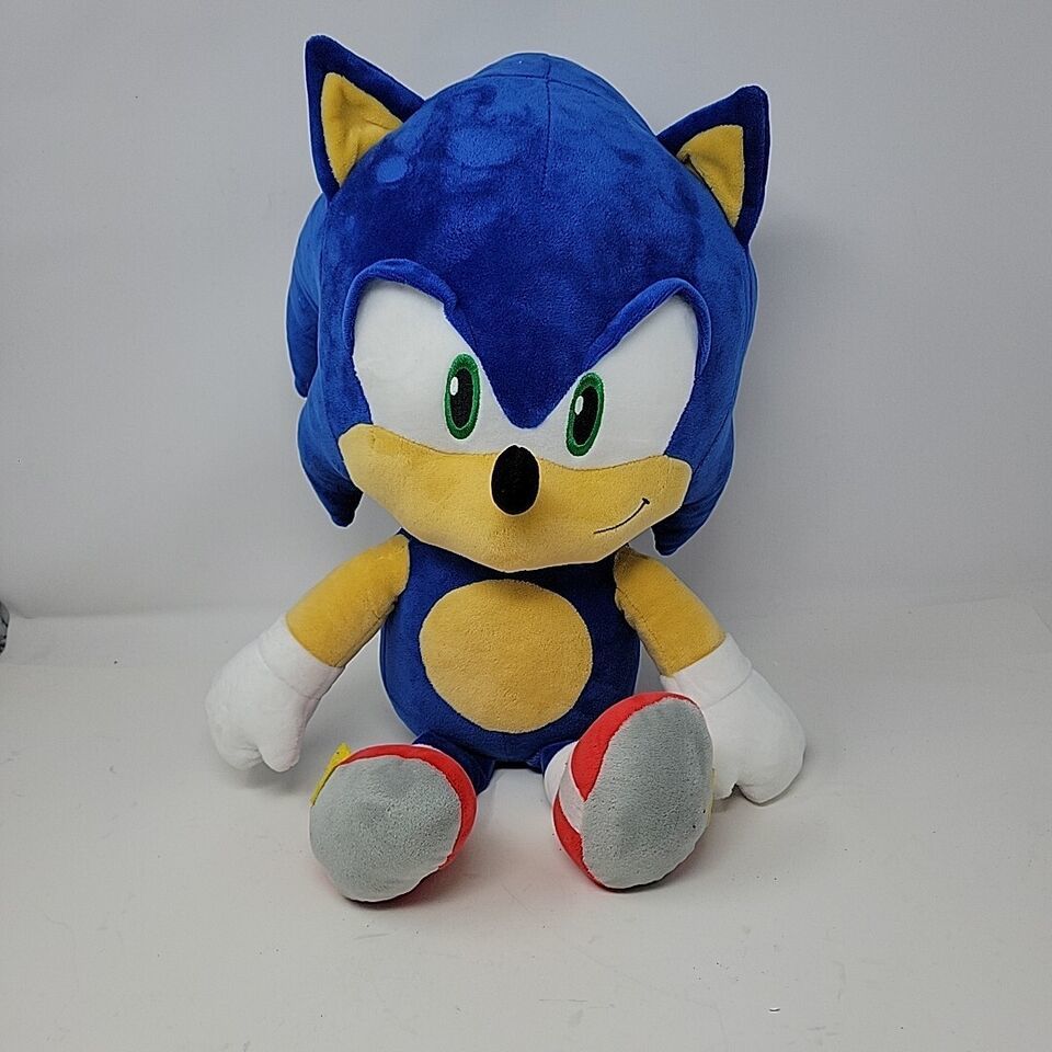 Primary image for Sonic The Hedgehog Hug-Me Shake Action Plush SEGA Kidrobot Vibrates LARGE 16”