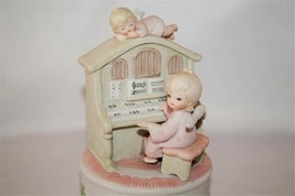 Lefton Christopher Collection 1983 Ave Maria Angels at Piano Music Box   #1523 - £31.60 GBP