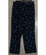NWT MENS STAFFORD SAILBOAT PRINT 100% COTTON PAJAMA LOUNGE SLEEP PANT SI... - $34.46 CAD