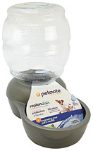 Petmate Replendish Pet Waterer with Microban Pearl Silver Gray Small - 1 count P - £35.17 GBP