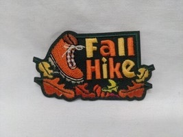 Fall Hike Embroidered Iron On Patch 2 1/2&quot; - £7.72 GBP