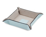 Bey Berk Light Blue Leather Snap Valet with Pig Skin Leather Lining BB500L - £31.93 GBP