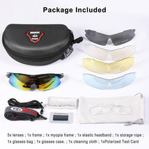 For Running Baseball Golf Driving Polarized Sports Sunglasses Cycling Sun Glasse - £43.05 GBP