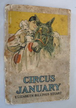 Circus January Stuart antique children&#39;s book Ella Lee artist 1916 Wig W... - €15,39 EUR