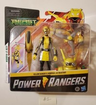 Power Rangers Beast Morphers Yellow Ranger and Morphin Jax Beastbot 6&quot; F... - $19.35