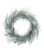 Mixed Pine Berry Wreath 24&quot;D - $110.93 CAD