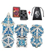 Dnd Dice Set Dungeons And Dragons Dice With Gift Box &amp; Dice Bag Metal Po... - $45.99