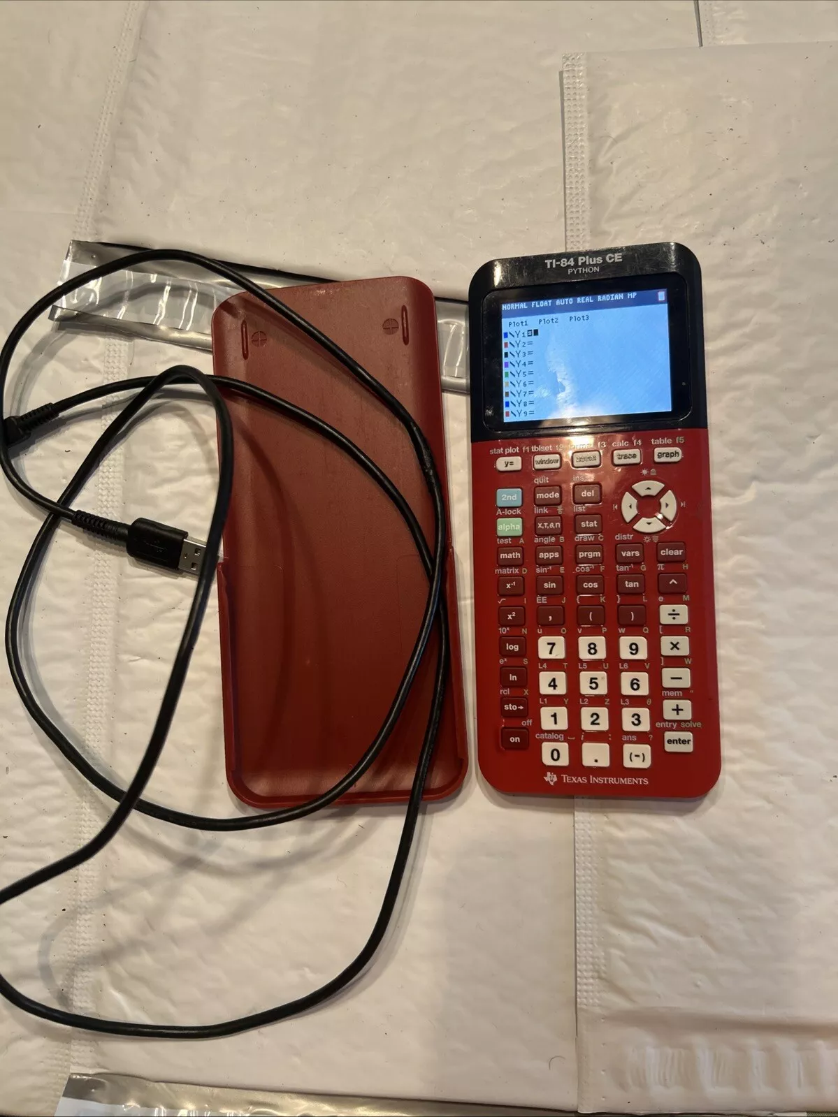  Texas Instruments TI-84 Plus CE Graphing Calculator Tested WITH Case Ca... - $119.23 CAD