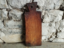 Antique Primitive Cutting Board, Rustic Bread Board of 19th. - $58.90