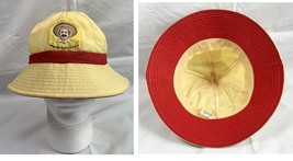 VTG Pancho Villa Tequila Bucket Hat Mens Womens Medium Yellow - £35.52 GBP