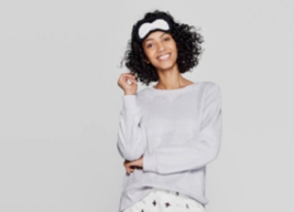 Women&#39;s Pajama Pj Plush Cozy Soft Lounge Long Sleeve TOP - Wondershop Sz... - $9.49