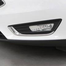 Zeratul for  Focus 3 MK3 2015 - 2018 ABS Chrome  Front Fog Lamps Fog Lights Deco - £65.15 GBP