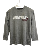 Nike Youth Boys Montana Grizzliers Legend Long Sleeve Carbon T-Shirt Gray-Small - £14.99 GBP