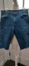 Wrangler Men Cutoff Jean Shorts Bermuda Size 36 Unisex - £19.57 GBP