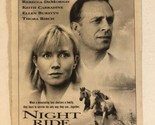 Night Ride Home Tv Movie Print Ad Rebecca Demornay Keith Carradine TPA2 - £4.76 GBP