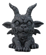 Gothic Agamon Bulldog Horned Gargoyle Figurine 5&quot; H Mythical Fantasy Tal... - $553.50 MXN