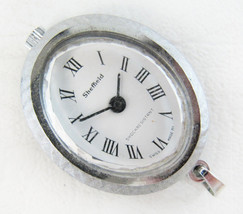 Vintage Sheffield Silver Tone Pendant Watch - Parts Or Project - $19.79