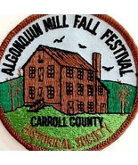 Algonquin Mill Fall Festival Patch Carroll County Historical Society Vin... - $19.99