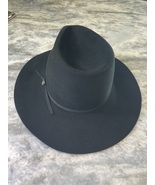 Western cowboy Charlie 1 Horse 4X Fur Felt hat size 7 1/8 in Black with ... - £82.59 GBP