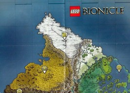 Hero Pack Map Only For Lego Bionicle Okoto 5002941 No Bricks Or Figs - £5.88 GBP