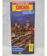 2001 Laminated Chicago Flexi Map Insight Map - $24.74