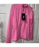 Spyder Active Womens  Pink Full Zip Track Jacket SZ S NEW - €83,09 EUR
