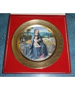 1978 Pickard Christmas Plate “The Rest On The Flight To Egypt” 24k Gold ... - £22.44 GBP