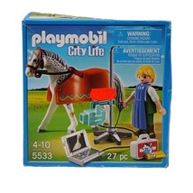 Playmobil City Life Horse Doctor Veterinarian 5533 New Box Wear - £19.89 GBP