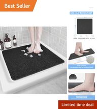 PVC Quick-Draining Non-Slip Bath Mat - 2x2 Feet Durable Comfort for Bath... - $36.58