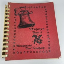 Bethany Lutheran Church Omaha NE Spirit of 1976 Bicentennial Spiral Cookbook VTG - £12.96 GBP