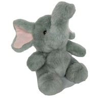 Plush Creations Inc Gray Elephant Plush Stuffed Animal 1997 9" - £13.98 GBP