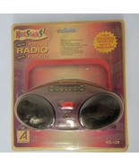 Vintage 90s Kool Shades Portable AM/FM Twin Speaker BoomBox Radio NOS NE... - £15.56 GBP