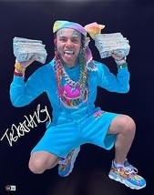 Tekashi 6ix9ine Con Soldi Firmato 16x20 Foto Bas - £92.26 GBP