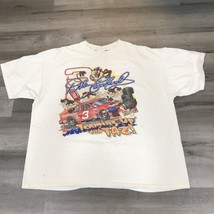 Vtg Dale Earnhardt T shirt Size XL Teaming Up With Taz Nascar 2000 - £44.06 GBP